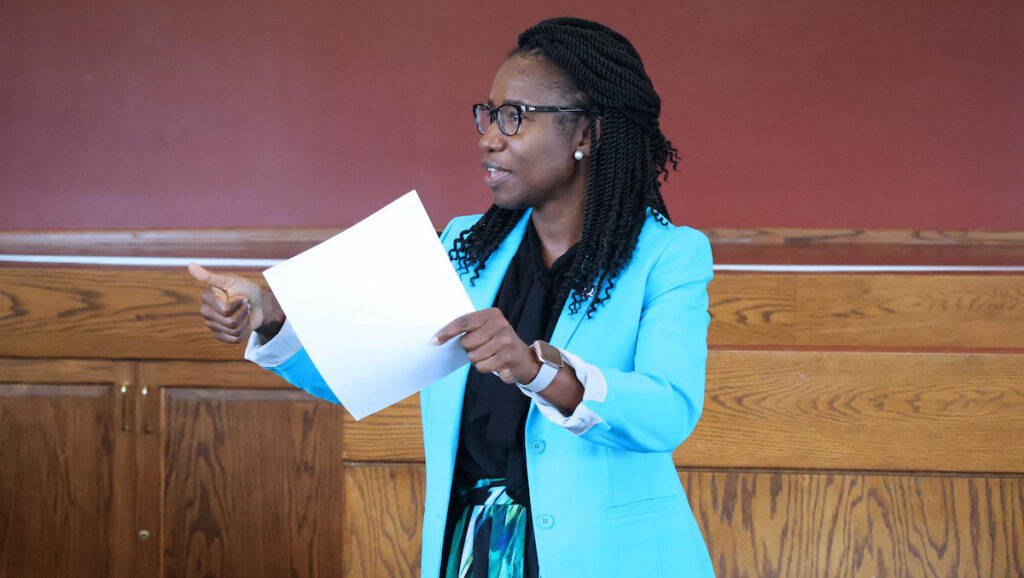 Tomeika Bennett, director of Presby First+, delivered the keynote address at Presbyterian College's 2026 Summer Research Symposium.