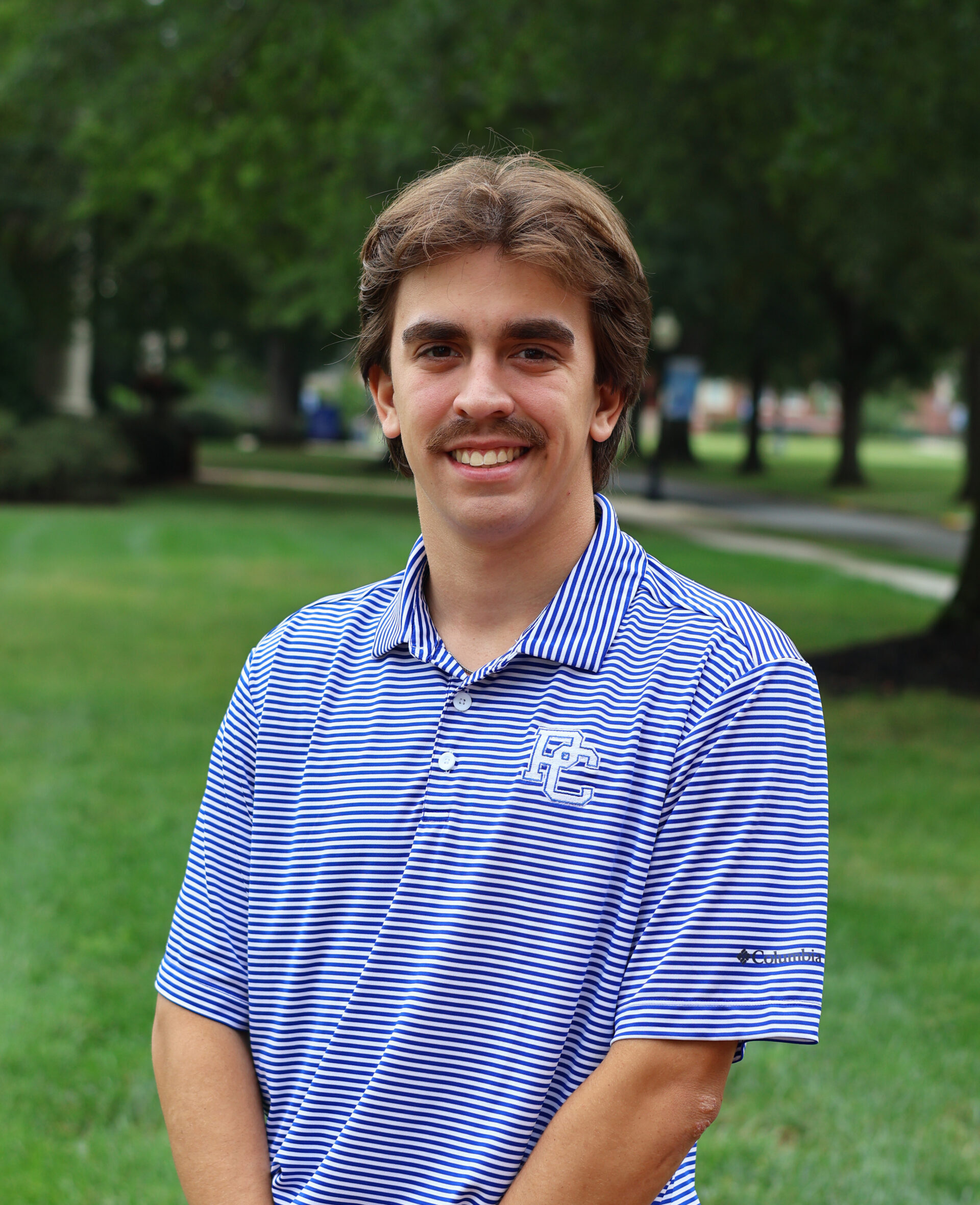 Headshot of Gavin Johnson at Presbyterian College in Clinton, South Carolina.