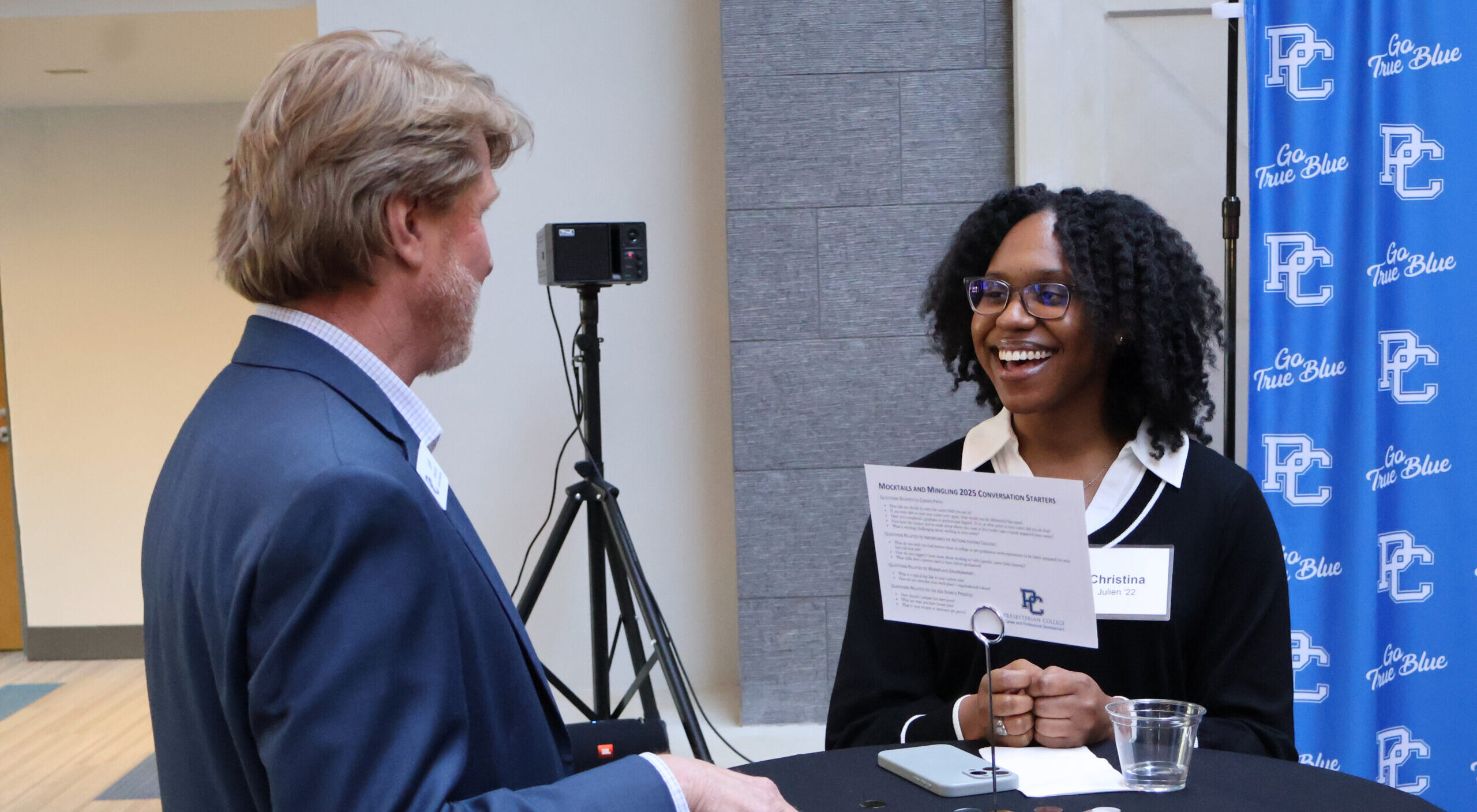 Mocktails and Mingling event at Presbyterian College