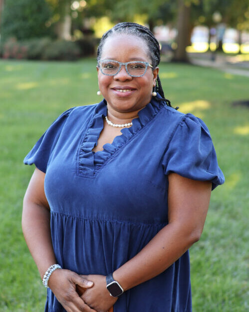 Headshot of Rhonda MIngo, Dean of Students at Presbyterian College in Clinton, South Carolina.