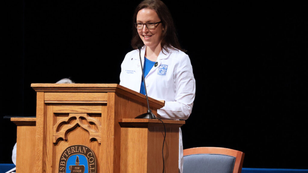 Amanda Stevenson-Cali, the program director for the PC Physician Assistant Program.