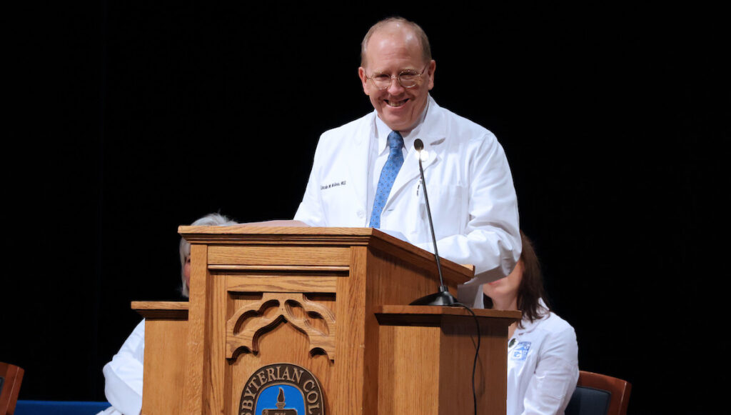 Dr. Lincoln McGinnis, the medical director fo the PC Physician Assistant Program.