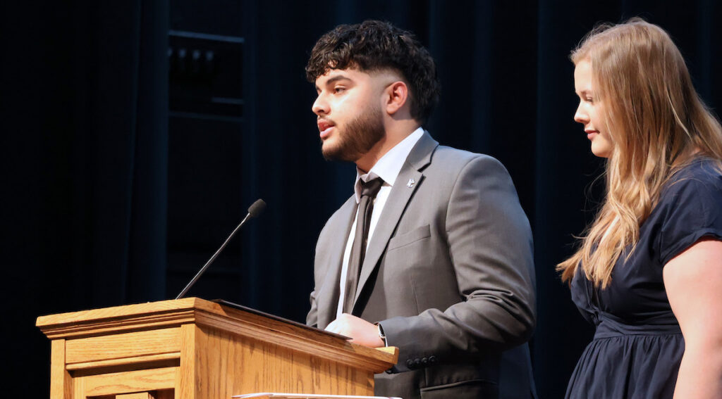 SGA president Alex Melgar '27.