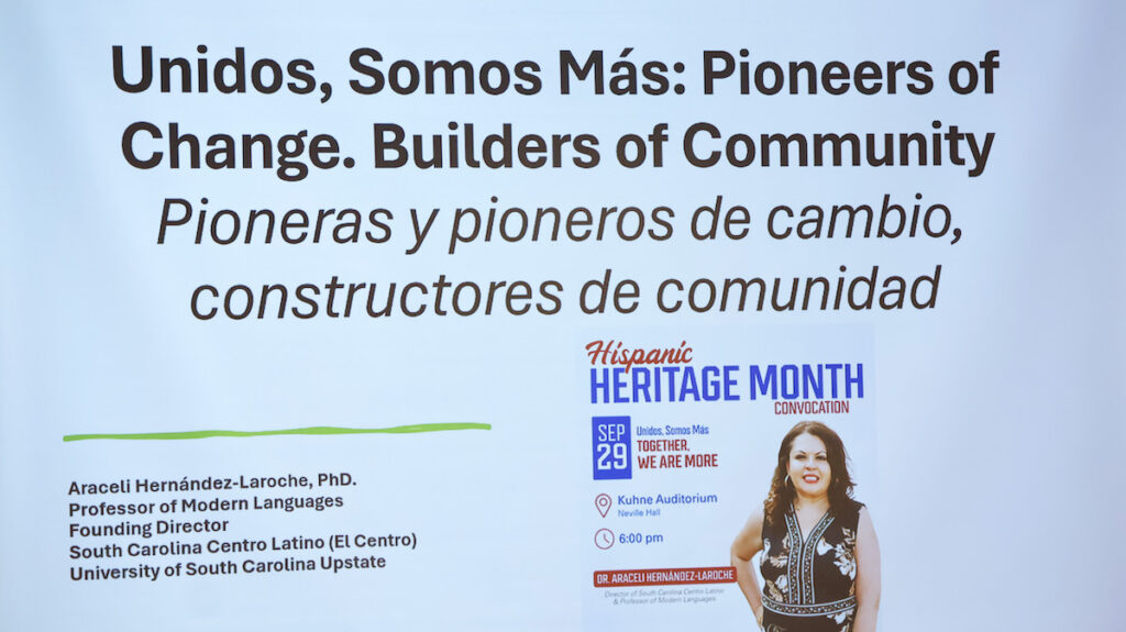 A slide form Dr. Araceli Hernandez-Laroche from here Hispanic Heritage Month presentation.