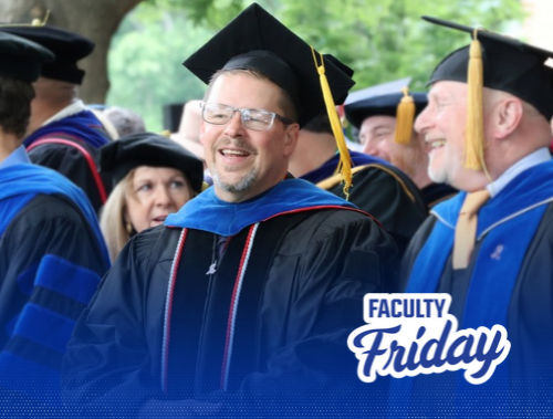 History professor Dr. Michael Nelson for Faculty Friday.