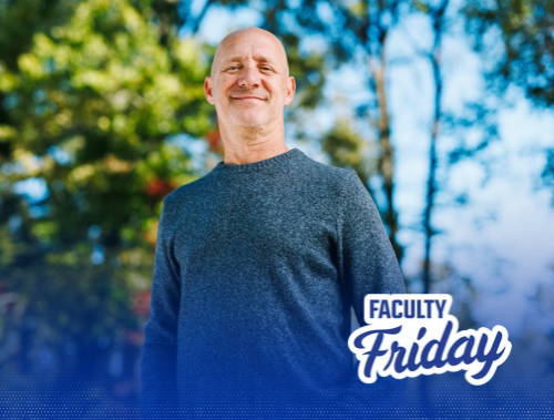 Associate professor of art Jim Slagle for Faculty Friday.